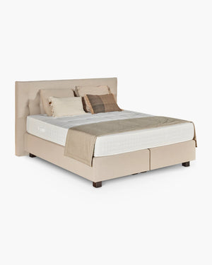 Boxspring 180x200 cm met matras en hoofdbord in stof