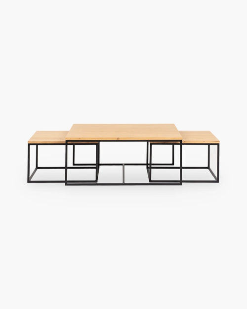 Set van 3 salontafels Glasgow van William Winston in hout
