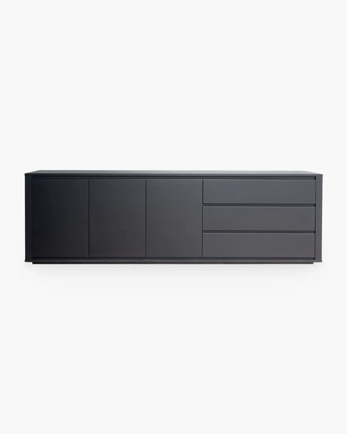 Dressoir Zen van William Winston in zwart hout