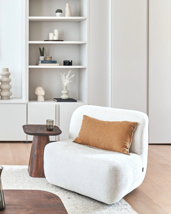 Compacte fauteuil in stof naar keuze, foto 4 van 5