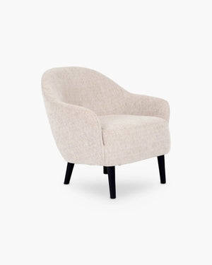 Landelijke leesfauteuil in stof