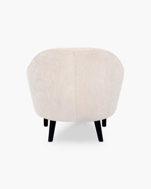 Landelijke leesfauteuil in stof, foto 4 van 4