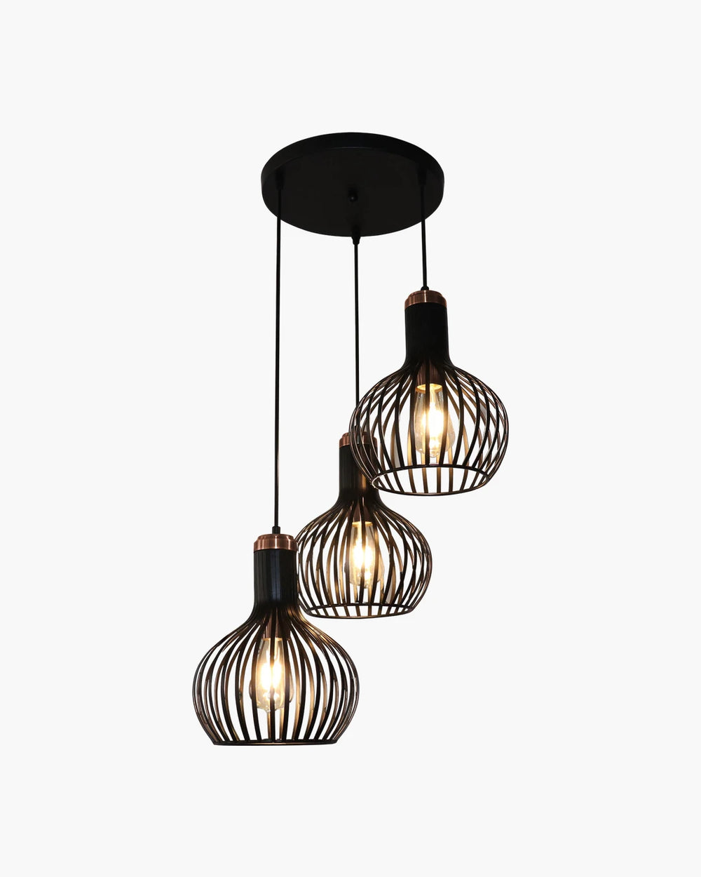 Zwarte hanglamp voor boven de eettafel