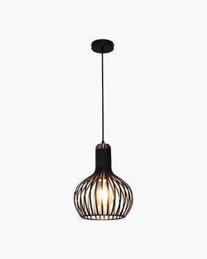 Zwarte hanglamp voor boven de eettafel