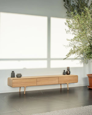 Tv-meubel Fawn 220 cm van Gazzda, foto 3 van 4