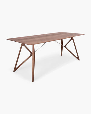 Rechthoekige eettafel Tink van Gazzda in hout