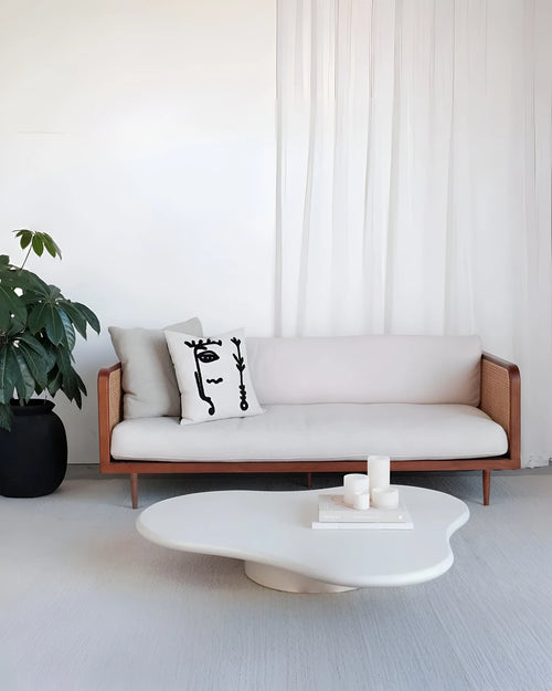 Organische salontafel Stoneskin latte
