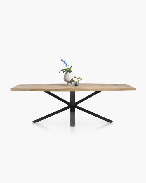 Eettafel Metalox van Henders & Hazel in hout