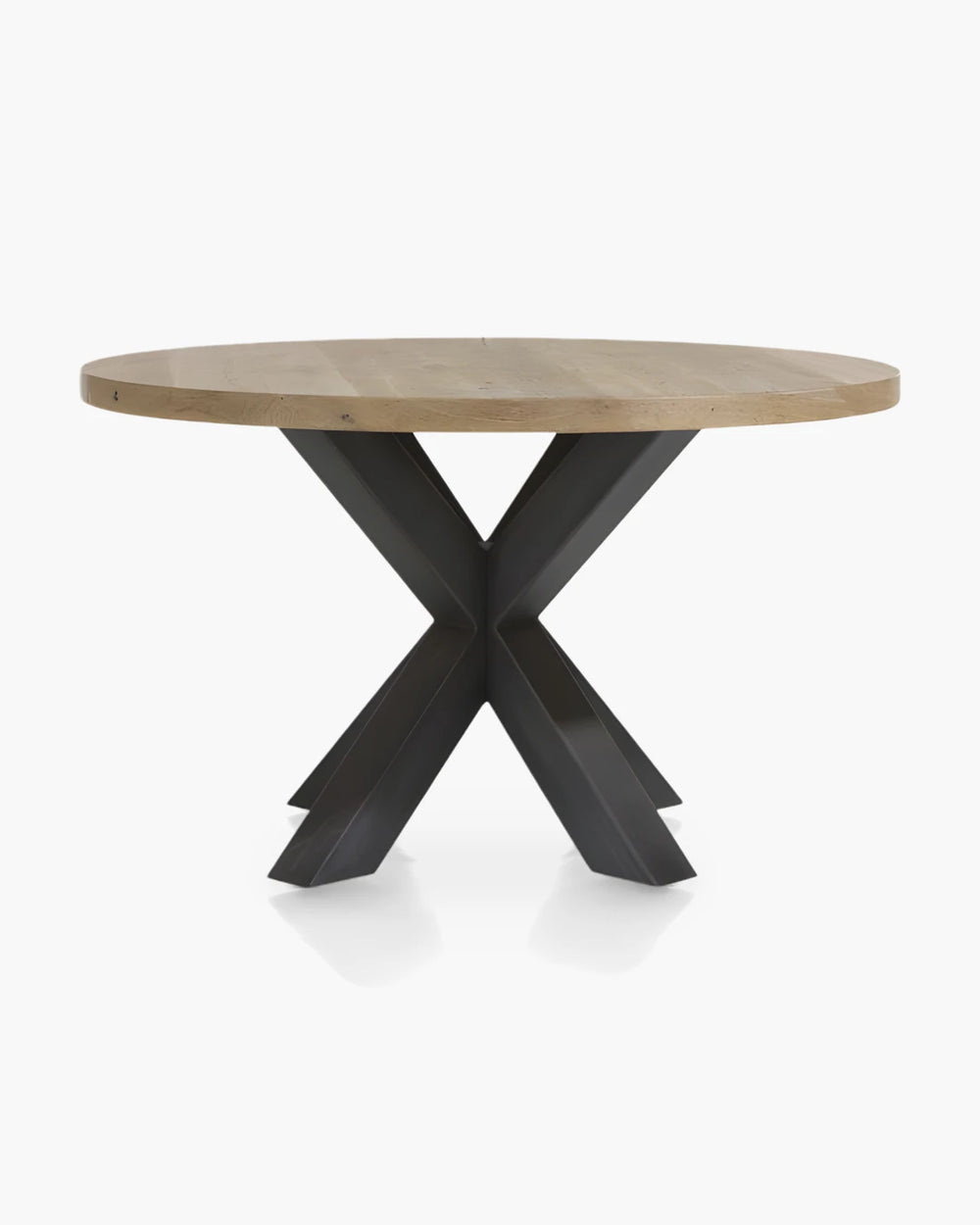 Ronde eettafel Metalox van Henders & Hazel in hout