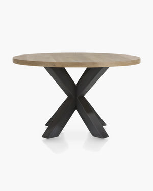 Ronde eettafel Metalox van Henders & Hazel in hout