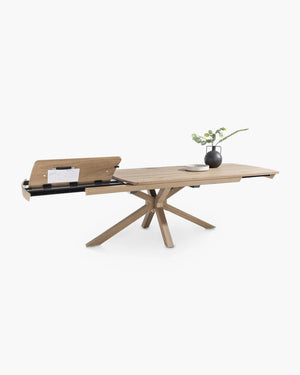 Ovale verlengbare eettafel Nyon van Xooon, foto 2 van 6