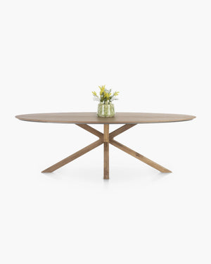 Ovale eettafel Trapani van Henders & Hazel in hout