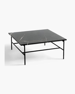 Vierkante salontafel Rebar van Hay in zwart