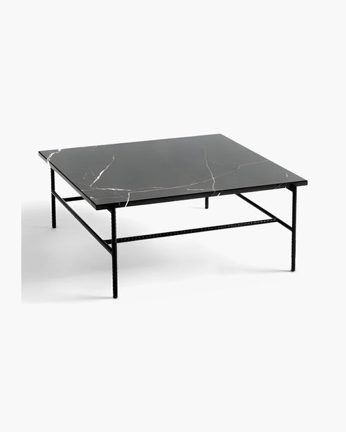 Vierkante salontafel Rebar van Hay in zwart