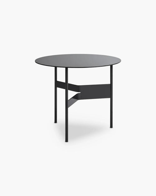 Ronde salontafel Shim 45 cm van Hay in zwart