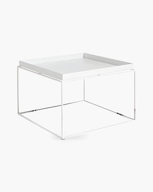 Vierkante salontafel Tray van Hay in wit