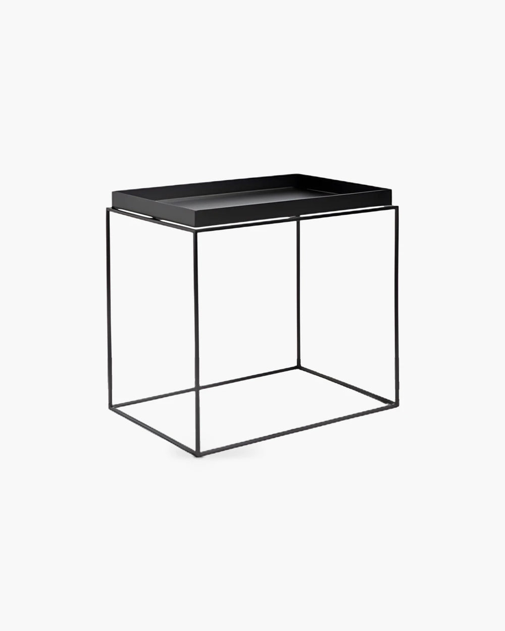 Bijzettafel Tray van Hay in zwart metaal