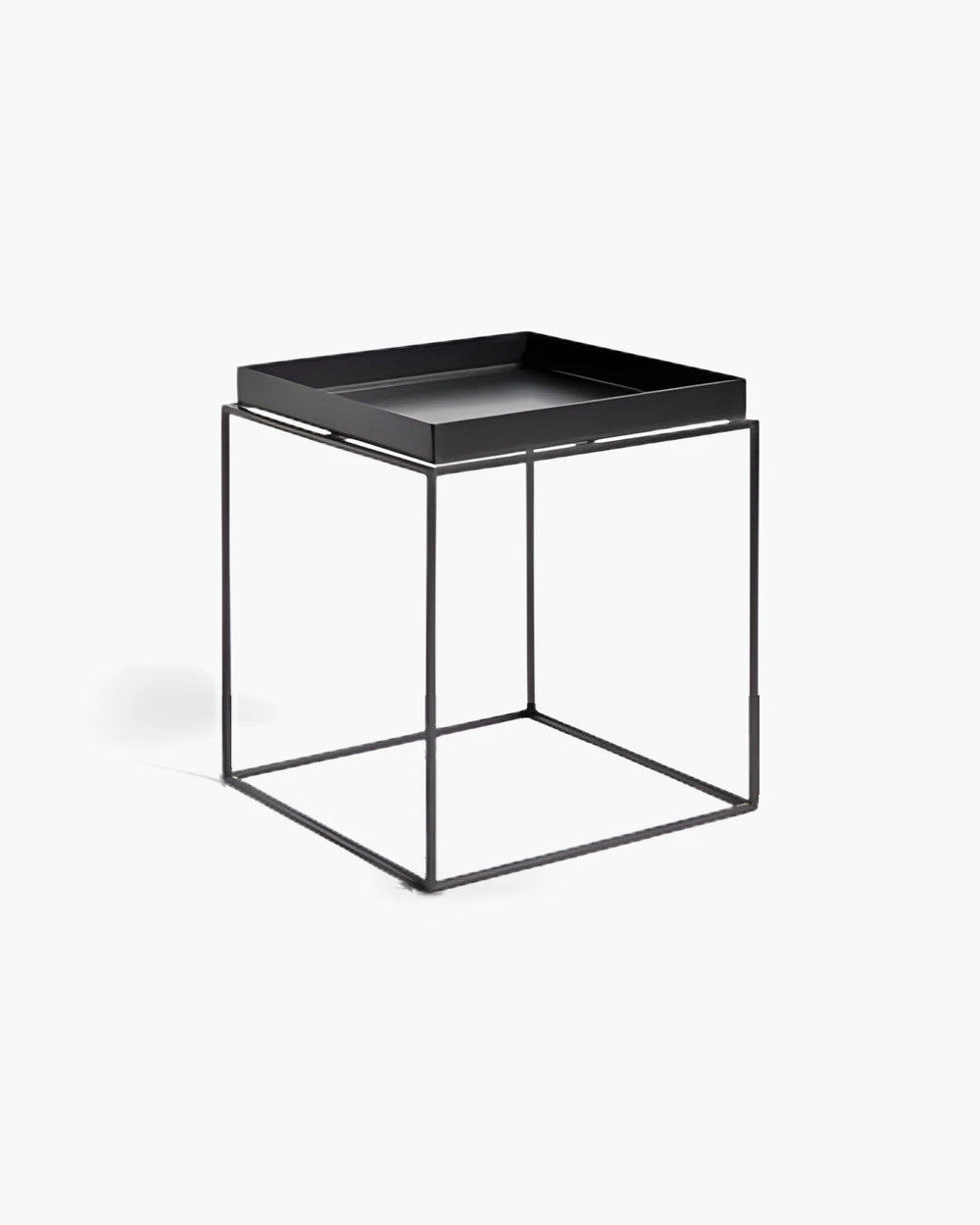 Bijzettafel Tray van Hay in zwart metaal