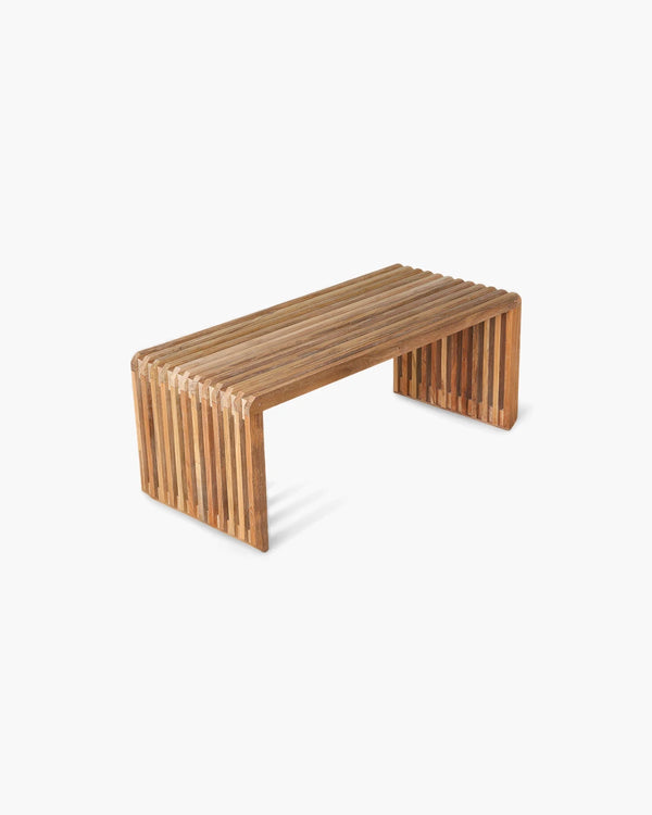 Houten zitbank van HK Living, foto 3 van 5
