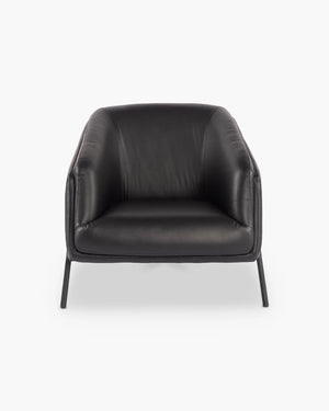 Fauteuil in leder, foto 2 van 2