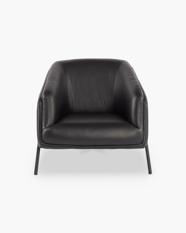 Fauteuil in leder, foto 2 van 2