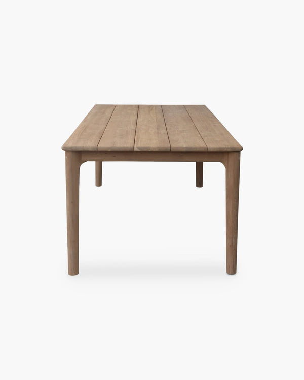Tuintafel teak 220x100 cm, foto 2 van 3