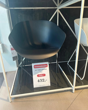 Toonzaalmodel set van 6 stoelen