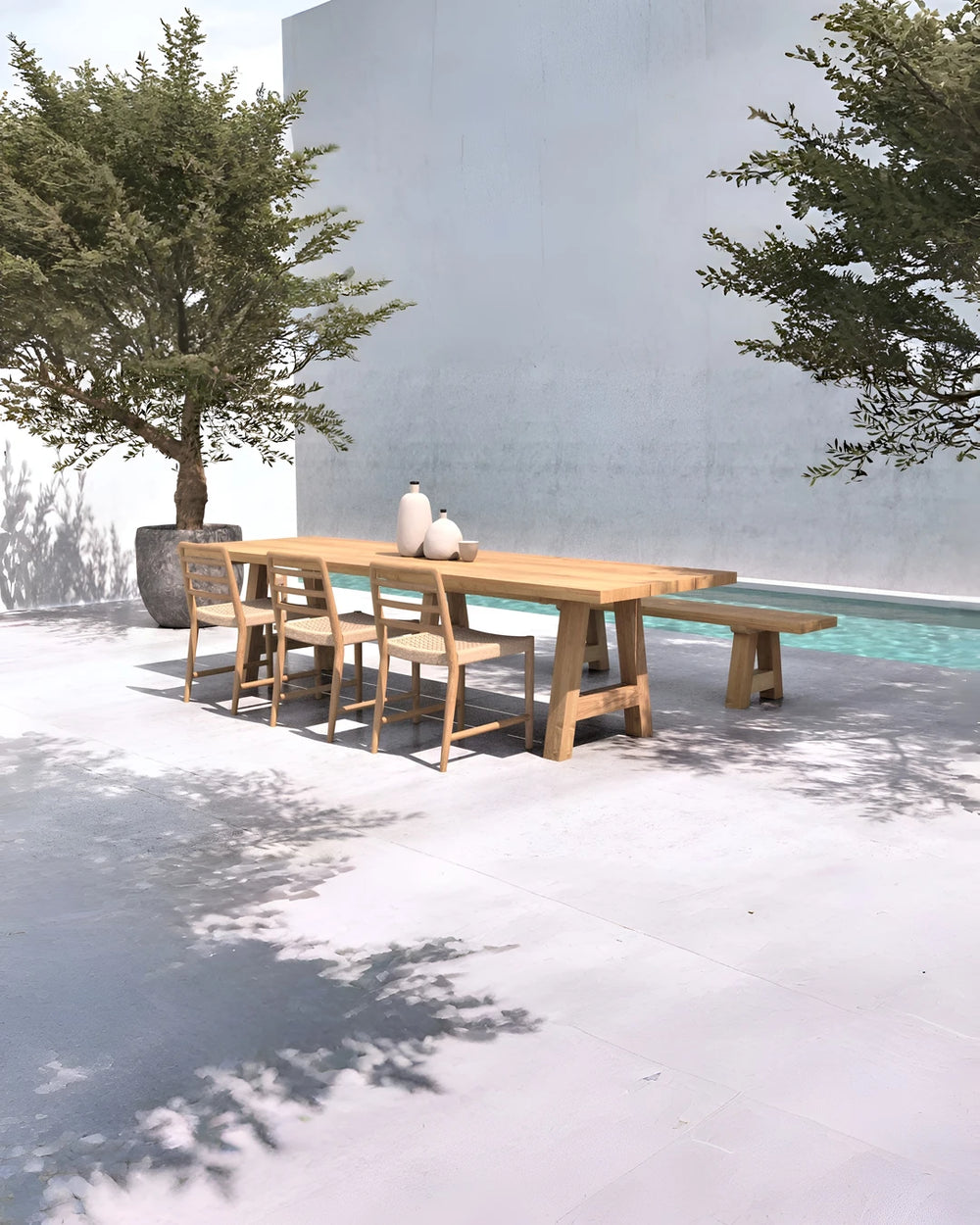 Tuinstoel teak