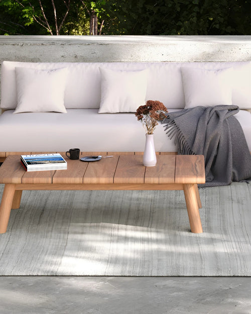 Rechthoekige salontafel outdoor
