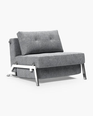 Slaapbank Cubed 1-persoon van Innovation Living in grijs stof