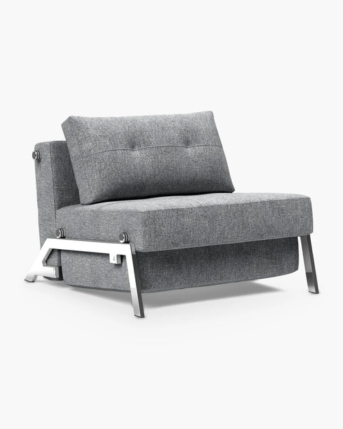 Slaapbank Cubed 1-persoon van Innovation Living in grijs stof