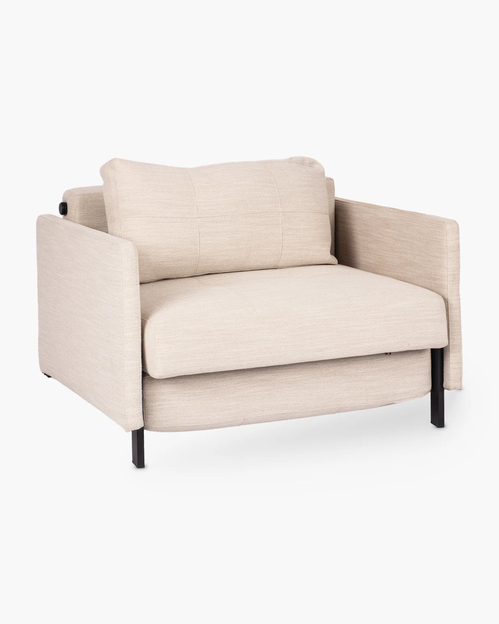 Slaapbank Cubed 1-zit van Innovation Living in beige stof