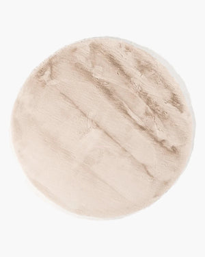 Rond tapijt Galaxy in beige