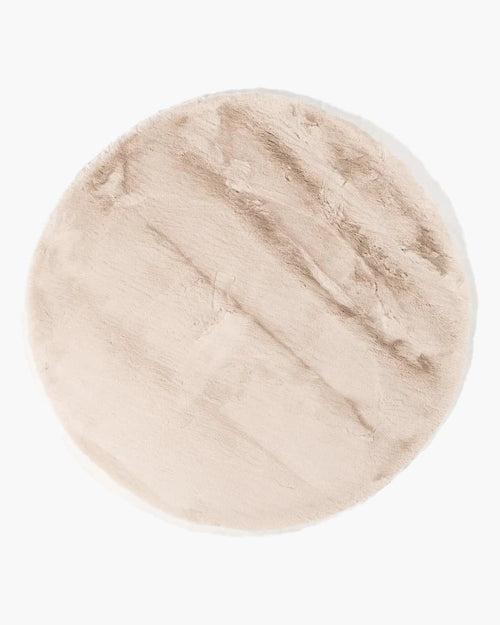 Rond tapijt Galaxy in beige