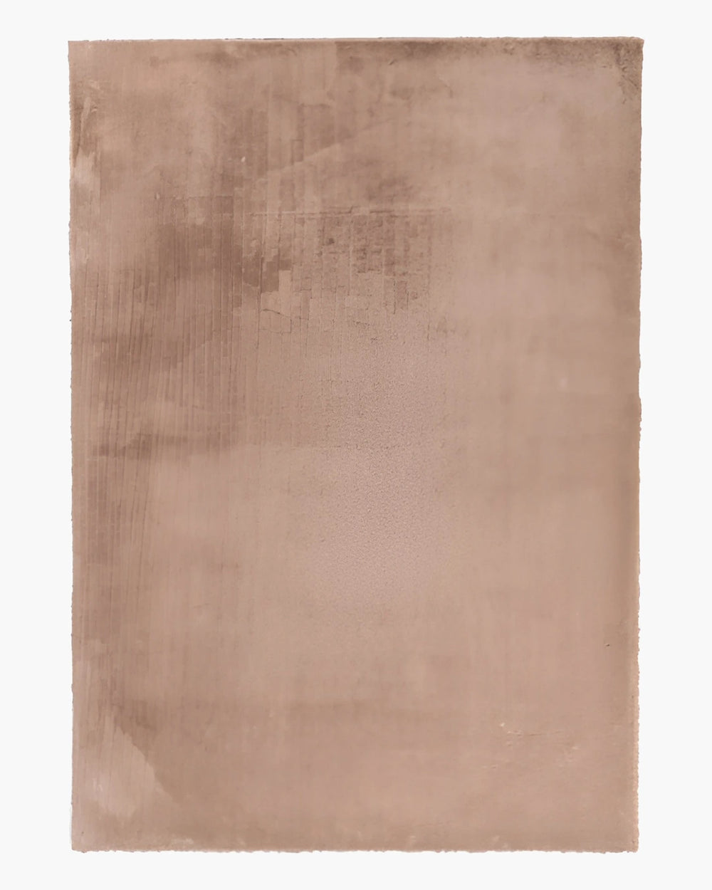 Rechthoekig tapijt Pluche in beige