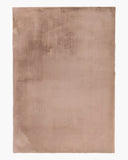Rechthoekig tapijt Pluche in beige