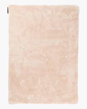 Rechthoekig tapijt Velvet touch in beige fluweel