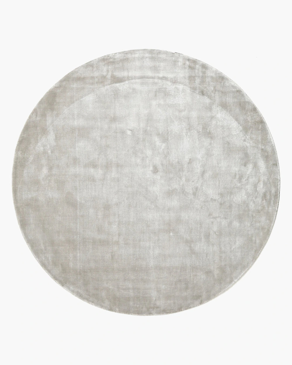 Rond tapijt Velvet touch in grijs fluweel