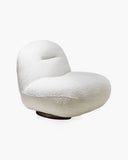 Draaifauteuil Bibi van Soofa! in beige fluweel