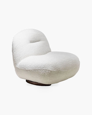 Draaifauteuil Bibi van Soofa! in beige fluweel