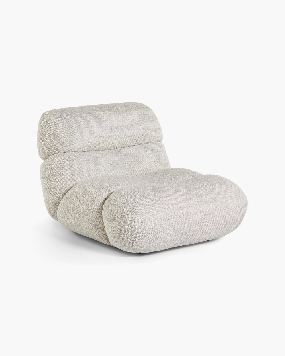 Fauteuil 1,5-zit in beige stof