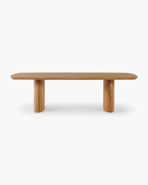 Ovale eettafel - eik van Tafel Atelier