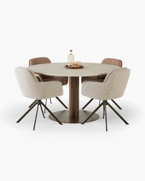 Ronde eettafel - melamine van Tafel Atelier, foto 2 van 7