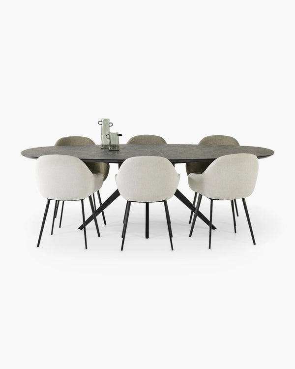 Ovale eettafel - HPL van Tafel Atelier, foto 3 van 10