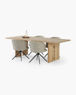 Rechthoekige eettafel - eik van William Winston, foto 5 van 10