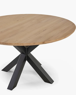 Ronde eettafel - eik van William Winston, foto 3 van 5