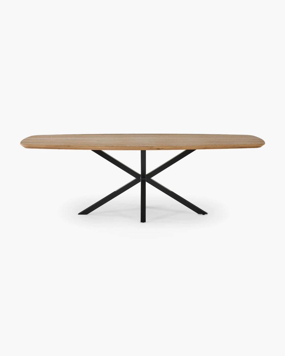 Ovale eettafel - eik van William Winston in zwart