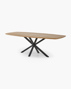 Ovale eettafel - eik van William Winston, foto 2 van 7