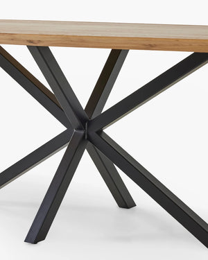 Ovale eettafel - eik van William Winston, foto 3 van 7