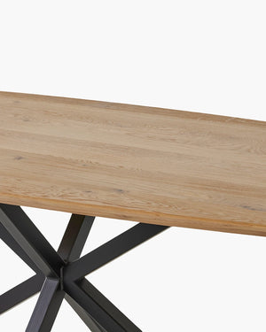 Ovale eettafel - eik van William Winston, foto 4 van 7